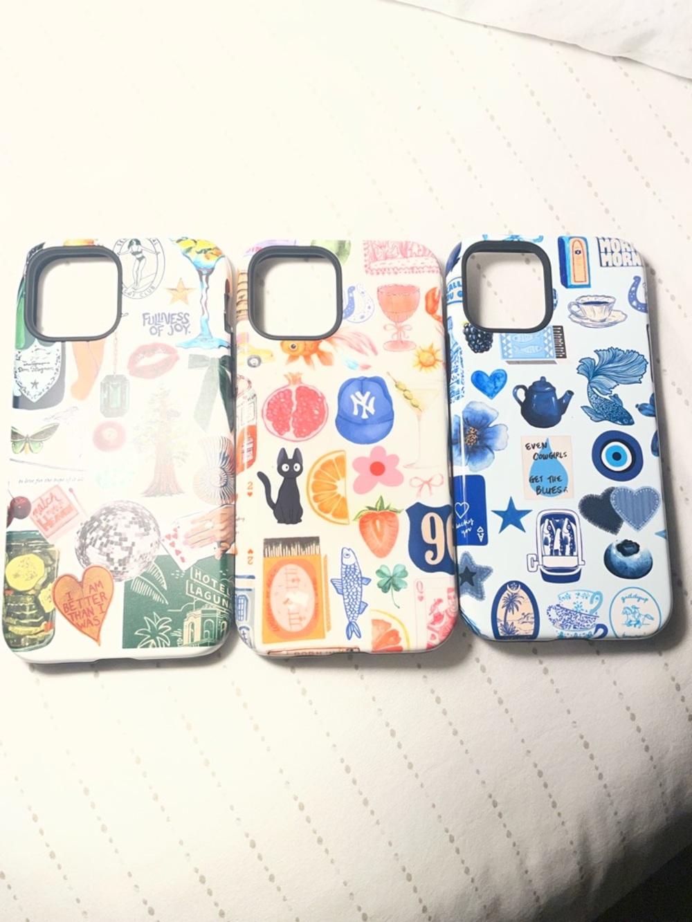 iPhone 12 Y2K set of three phone cases